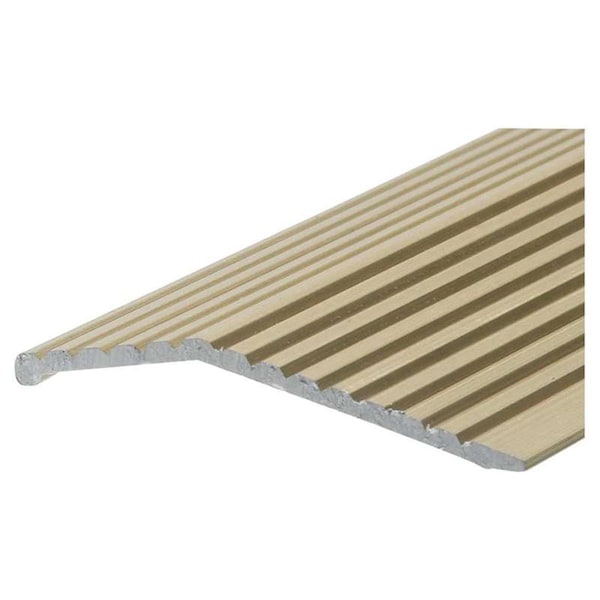 Swivel H591FB-3A 1.375 x 36 in. Fluted Aluminum Carpet Bar, Gold SW3356923 - main